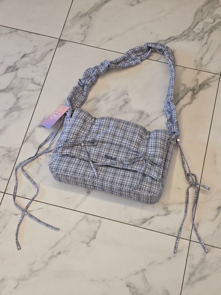 ショルダーバッグ・ポシェット FALLETT Double Ribbon Shirring Bag 4FM091 FALLETT Double Ribbon Shirring Bag 4FM091 (Fallett
