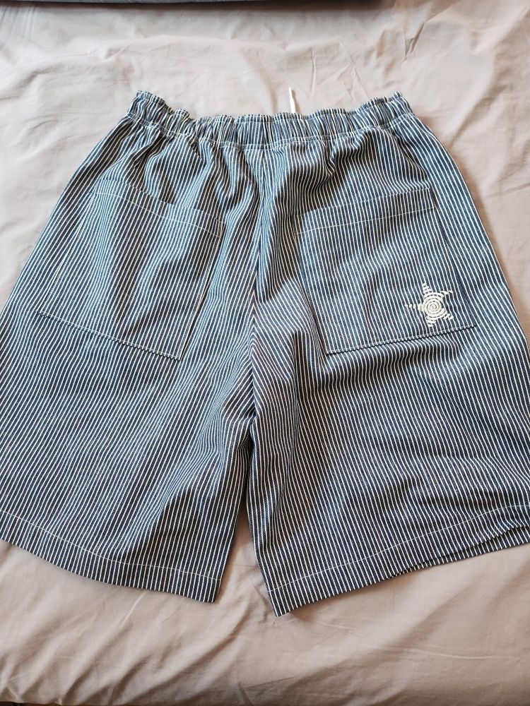MUSINSA | WEBHOUSE Twister Star Stripe Shorts - Denim