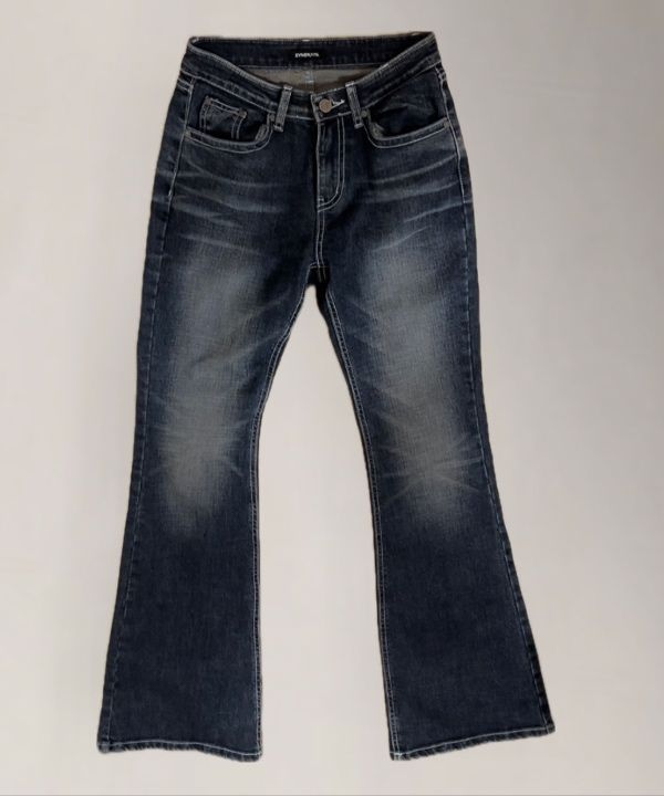 MUSINSA公式 | SYNERJYN SAND CAT WASHING DENIM PANTS BLUE