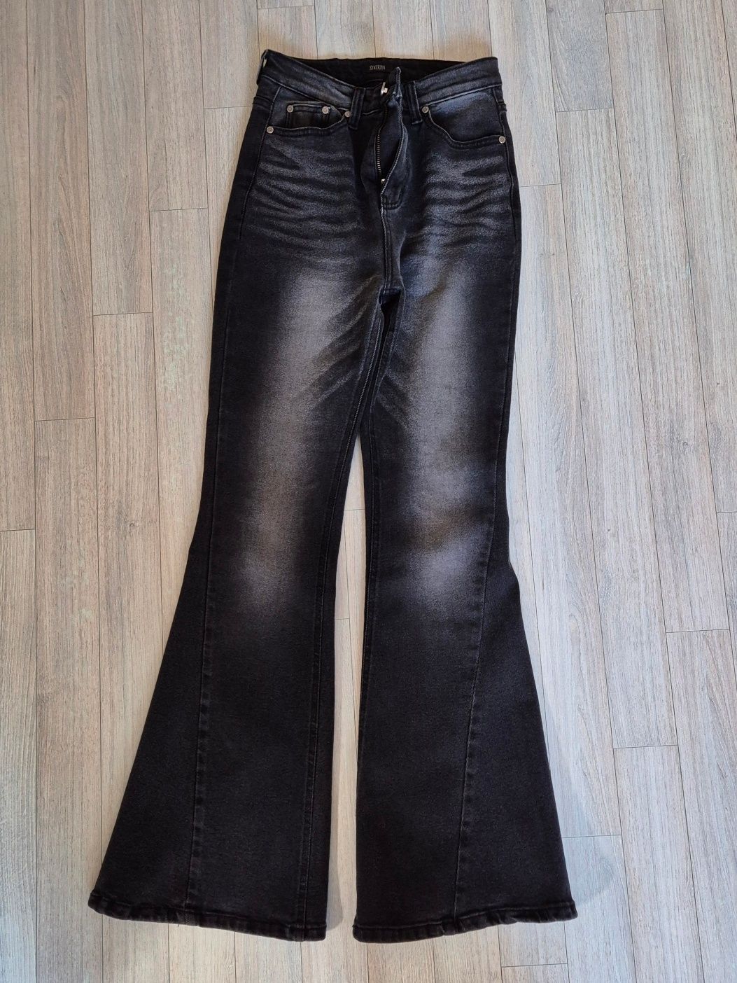 MUSINSA公式 | SYNERJYN DARK WASHING DENIM PANTS BLACK