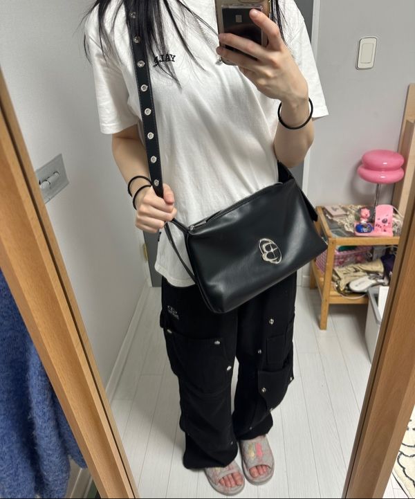 MUSINSA公式 | BLACK PURPLE Yuki Bag Ver2_Black