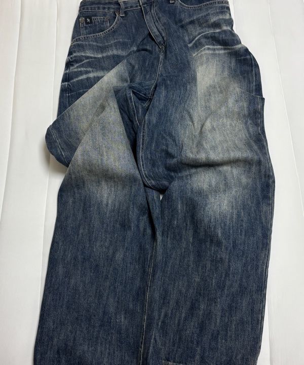 ★SYNERJYN★ SAND CAT WASHING DENIM PANTS BLUE MUSINSA | SYNERJYN SAND CAT WASHING DENIM PANTS BLUE