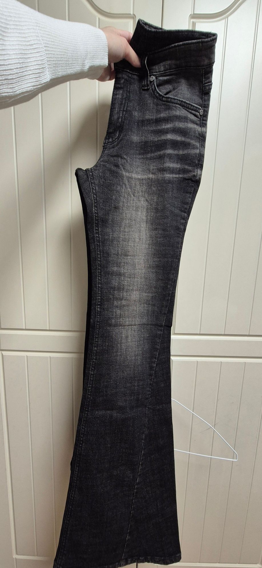 MUSINSA公式 | SYNERJYN WARM WASHING DENIM PANTS BLACK