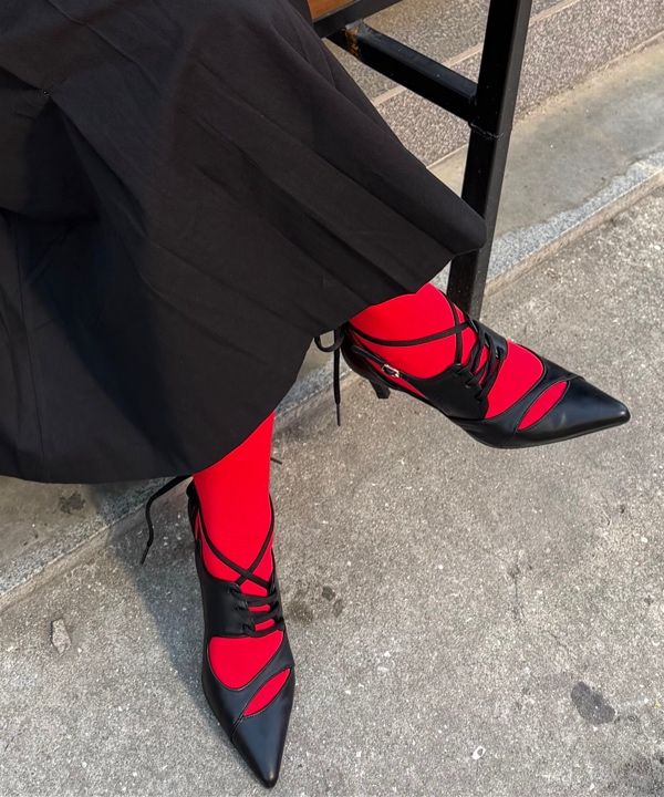 ojos オホス Multistrap Stiletto Heels Black MUSINSA | OJOS Multistrap Stiletto Heels / Black