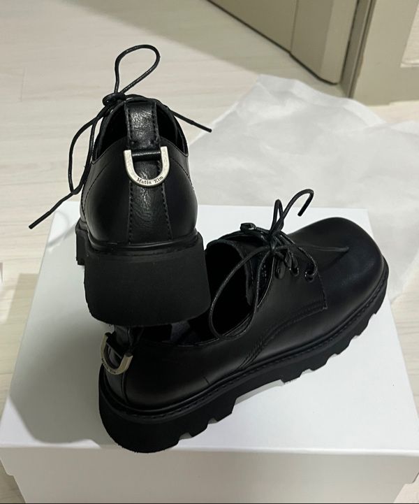 ★MATIN KIM ★MATIN CLASSIC DERBY SHOES MATIN CLASSIC DERBY SHOES IN BLACK – Matin Kim