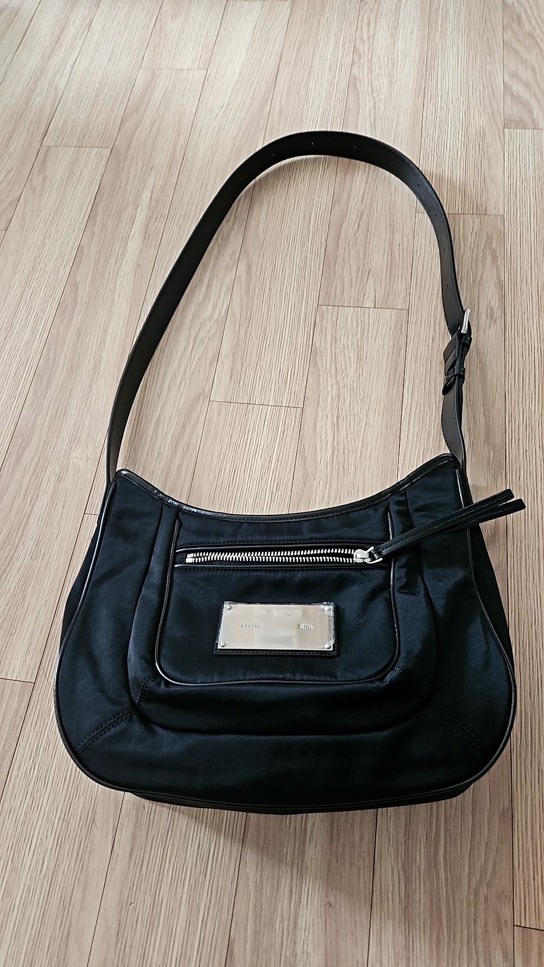 MUSINSA | MATIN KIM NYLON POCKET BAG IN BLACK