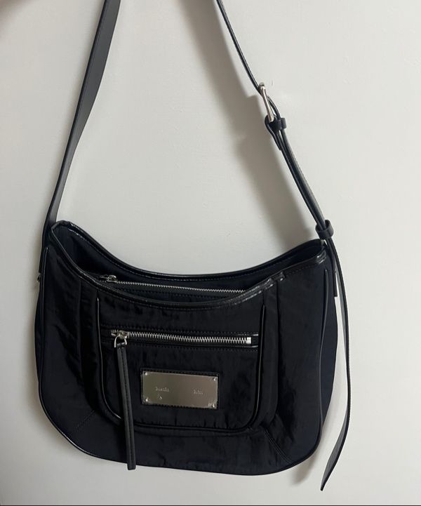 MUSINSA | MATIN KIM NYLON POCKET BAG IN BEIGE