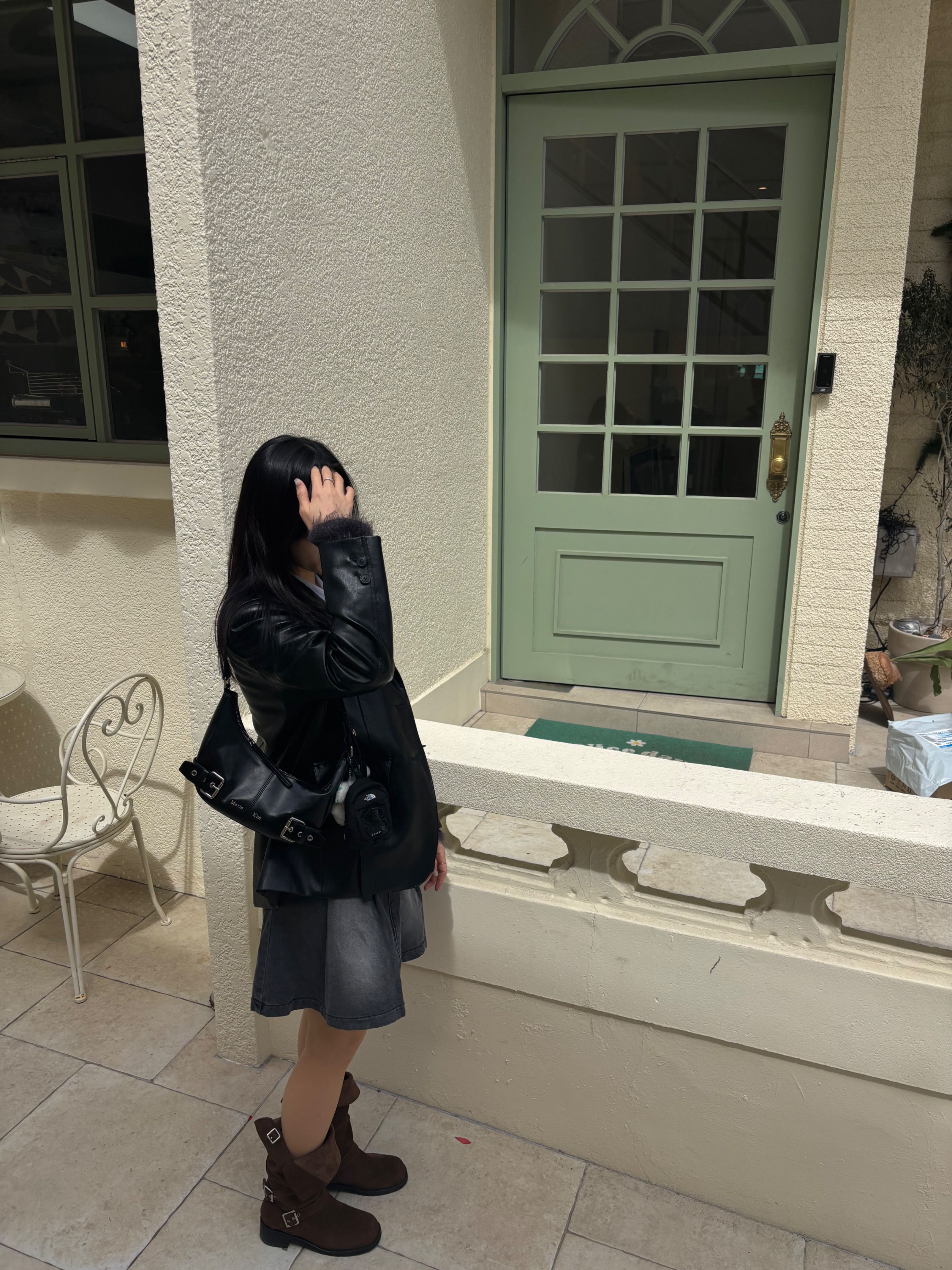【Matin Kim】BELTED SHOULDER BAG BELTED SHOULDER BAG IN BLACK – Matin Kim