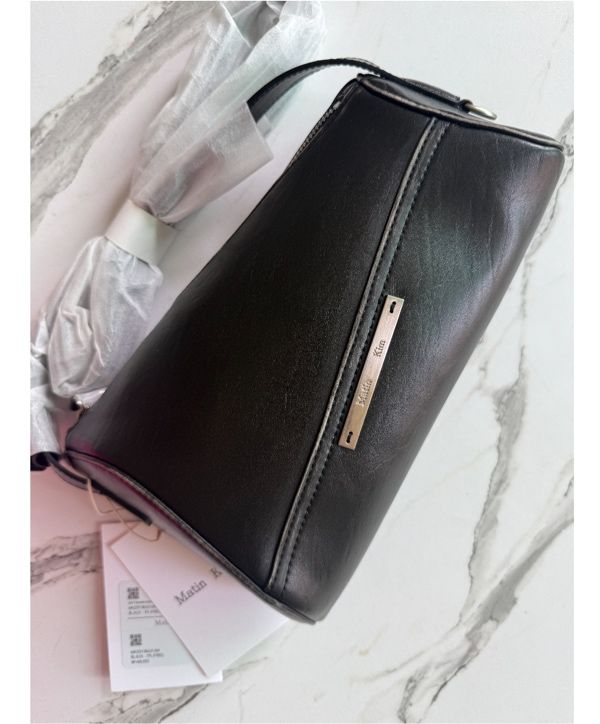 MUSINSA | MATIN KIM DIRTY WASHED DIAGONAL BAG IN BLACK