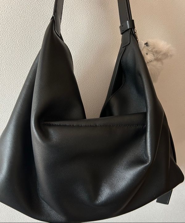 MUSINSA | LE ABONNE WRITTEN BAG_BLACK