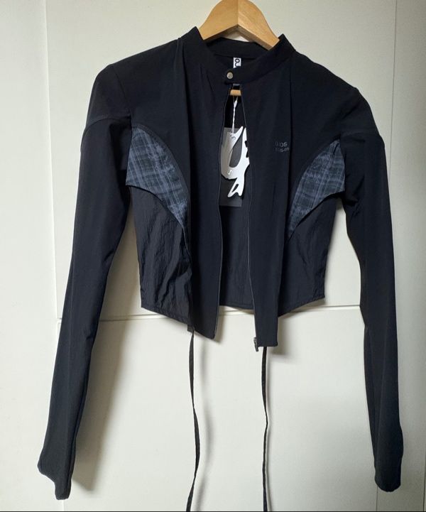 [OJOS] ★ Strap Trimming Pattern Jacket MUSINSA | OJOS Strap Trimming Pattern Jacket / Black