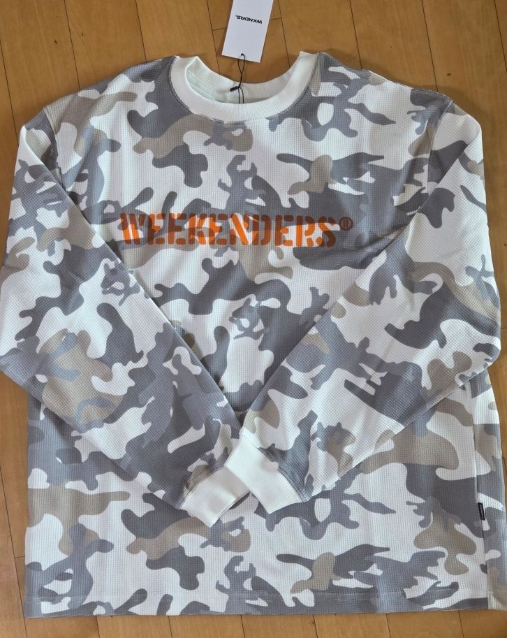 Tシャツ・カットソー WKNDRS CAMO WAFFLE LS T-SHIRT 5MM485 MUSINSA | WKNDRS CAMO WAFFLE LS T-SHIRT (IVORY)