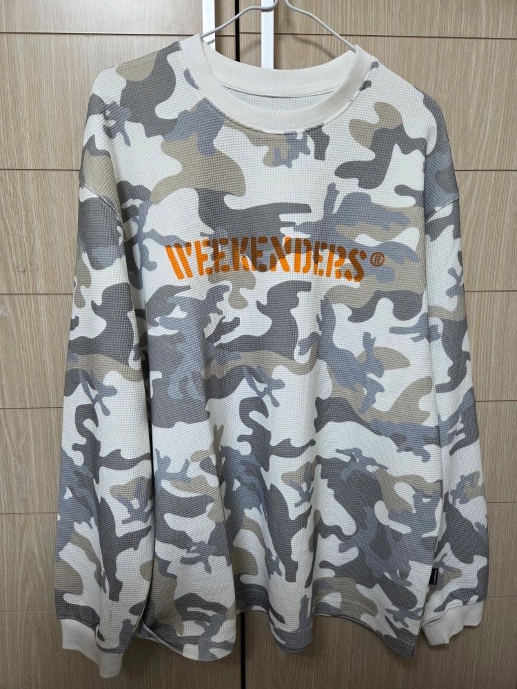Tシャツ・カットソー WKNDRS CAMO WAFFLE LS T-SHIRT 5MM485 MUSINSA | WKNDRS CAMO WAFFLE LS T-SHIRT (IVORY)