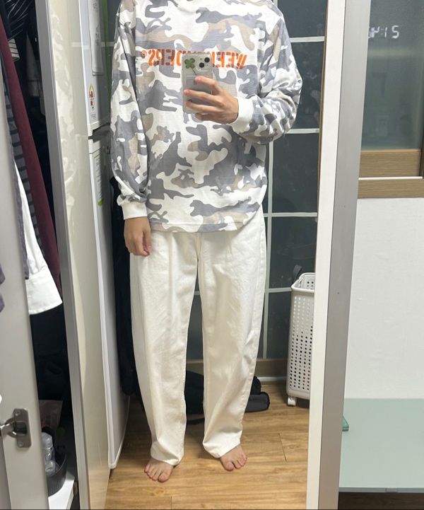 Tシャツ・カットソー WKNDRS CAMO WAFFLE LS T-SHIRT 5MM485 MUSINSA | WKNDRS CAMO WAFFLE LS T-SHIRT (IVORY)