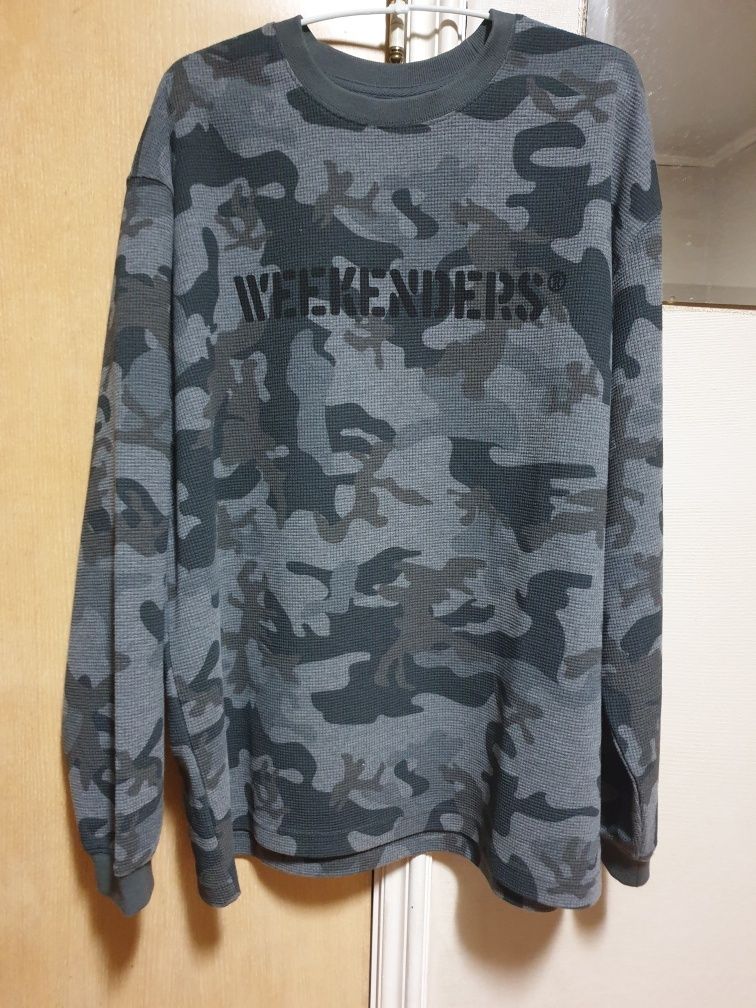 Tシャツ・カットソー WKNDRS CAMO WAFFLE LS T-SHIRT 5MM485 MUSINSA | WKNDRS CAMO WAFFLE LS T-SHIRT (D.GREY)
