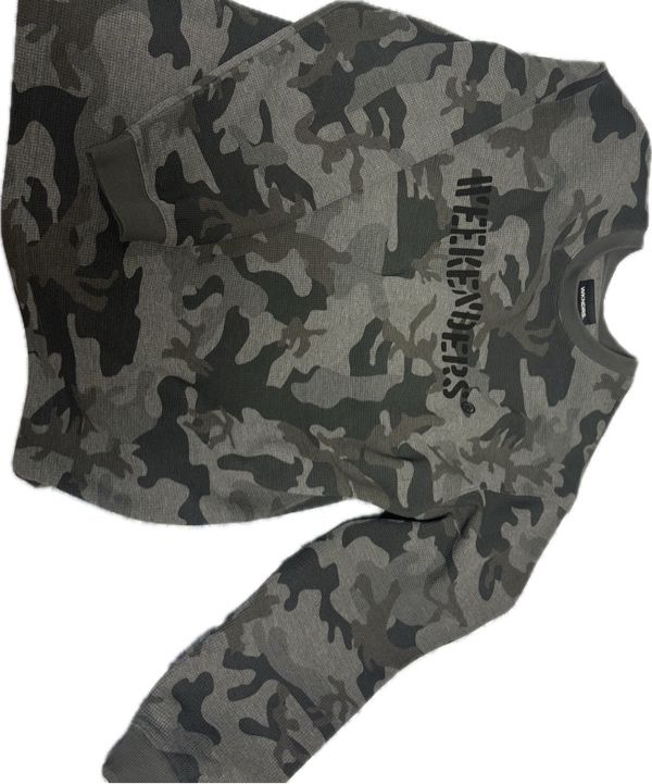 Tシャツ・カットソー WKNDRS CAMO WAFFLE LS T-SHIRT 5MM485 MUSINSA | WKNDRS CAMO WAFFLE LS T-SHIRT (IVORY)