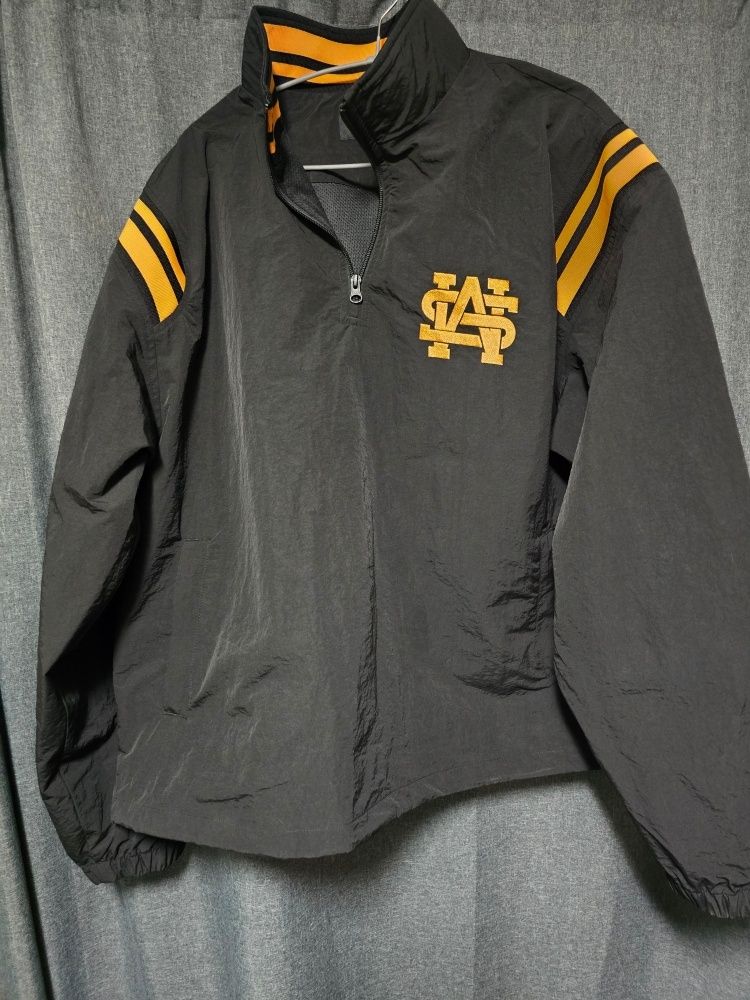 MUSINSA | WKNDRS REFEREE ANORAK JK (BLACK)