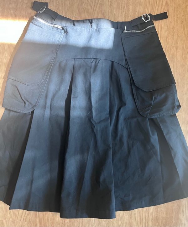 スカート [NICEGHOSTCLUB]FFATS PLEATS BELT POCKET SKIRT_BLACK(NG2FSU MUSINSA | NICE GHOST CLUB FFATS PLEATS BELT POCKET