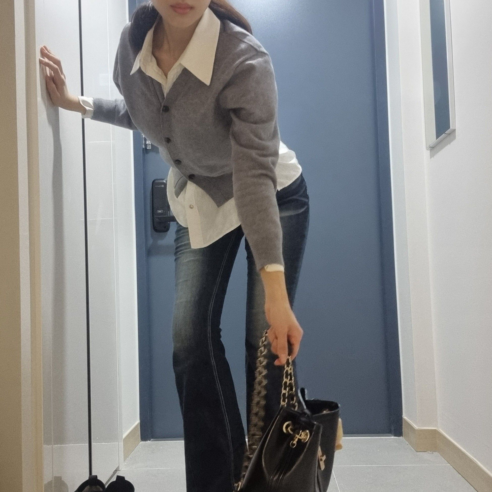 MUSINSA | SYNERJYN CAT WASHING DENIM PANTS DEEP BLUE