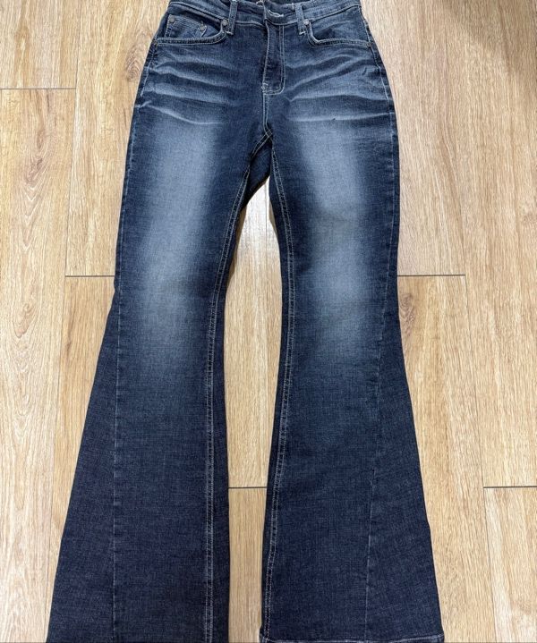 MUSINSA | SYNERJYN CAT WASHING DENIM PANTS DEEP BLUE