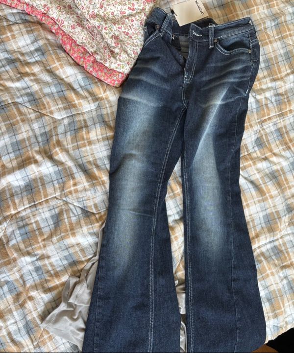 MUSINSA | SYNERJYN CAT WASHING DENIM PANTS DEEP BLUE