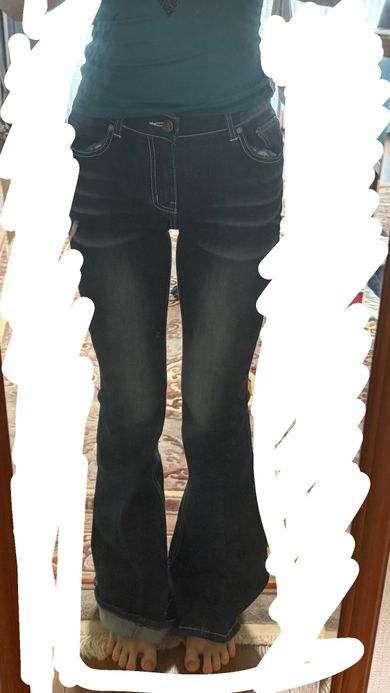 MUSINSA | SYNERJYN 102 CAT WASHING MID-RISE JEANS DEEP BLUE