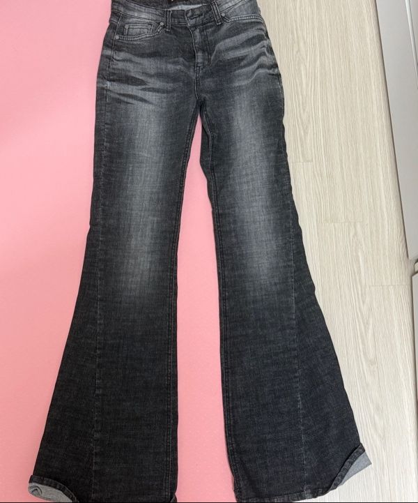 MUSINSA | SYNERJYN CAT WASHING DENIM PANTS BLACK