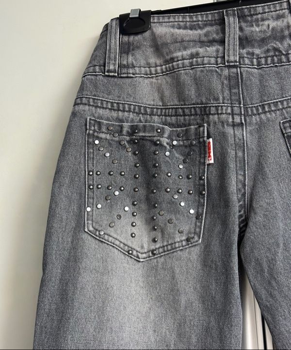 MUSINSA | SCULPTOR Union Jack Engineered Denim Washed Gray