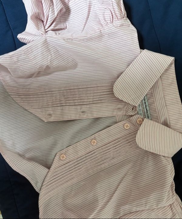 MUSINSA | SCULPTOR Rosetta Baby Shirt Pink Stripe