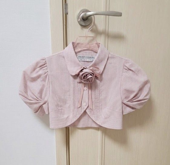 MUSINSA公式 | SCULPTOR Rosetta Baby Shirt Pink Stripe