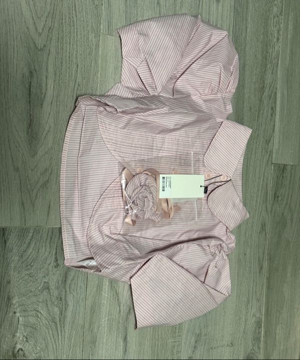 MUSINSA公式 | SCULPTOR Rosetta Baby Shirt Pink Stripe