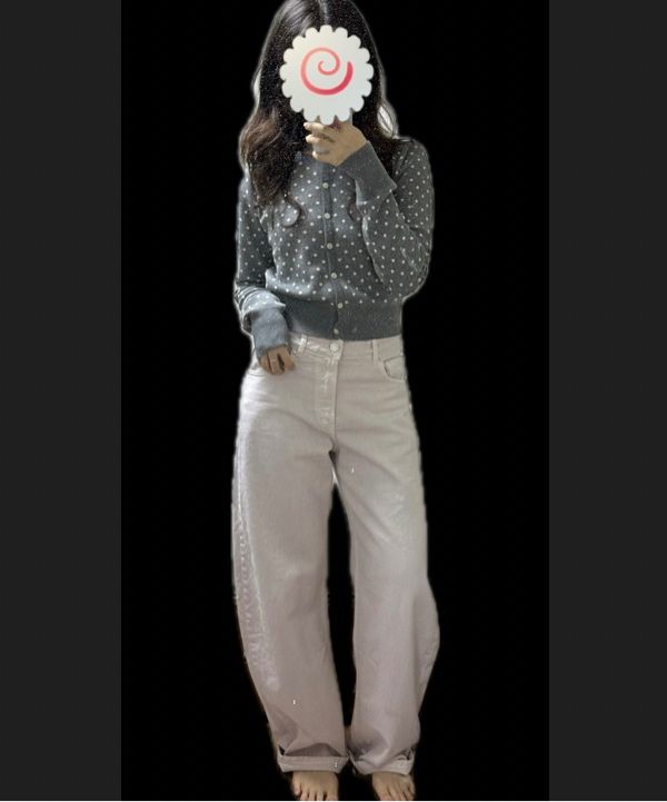 ★SCULPTOR★ Polka Dot Cardigan Melange GrayWhite SC25S213MG MUSINSA | SCULPTOR Polka Dot Cardigan Melange Gray/White