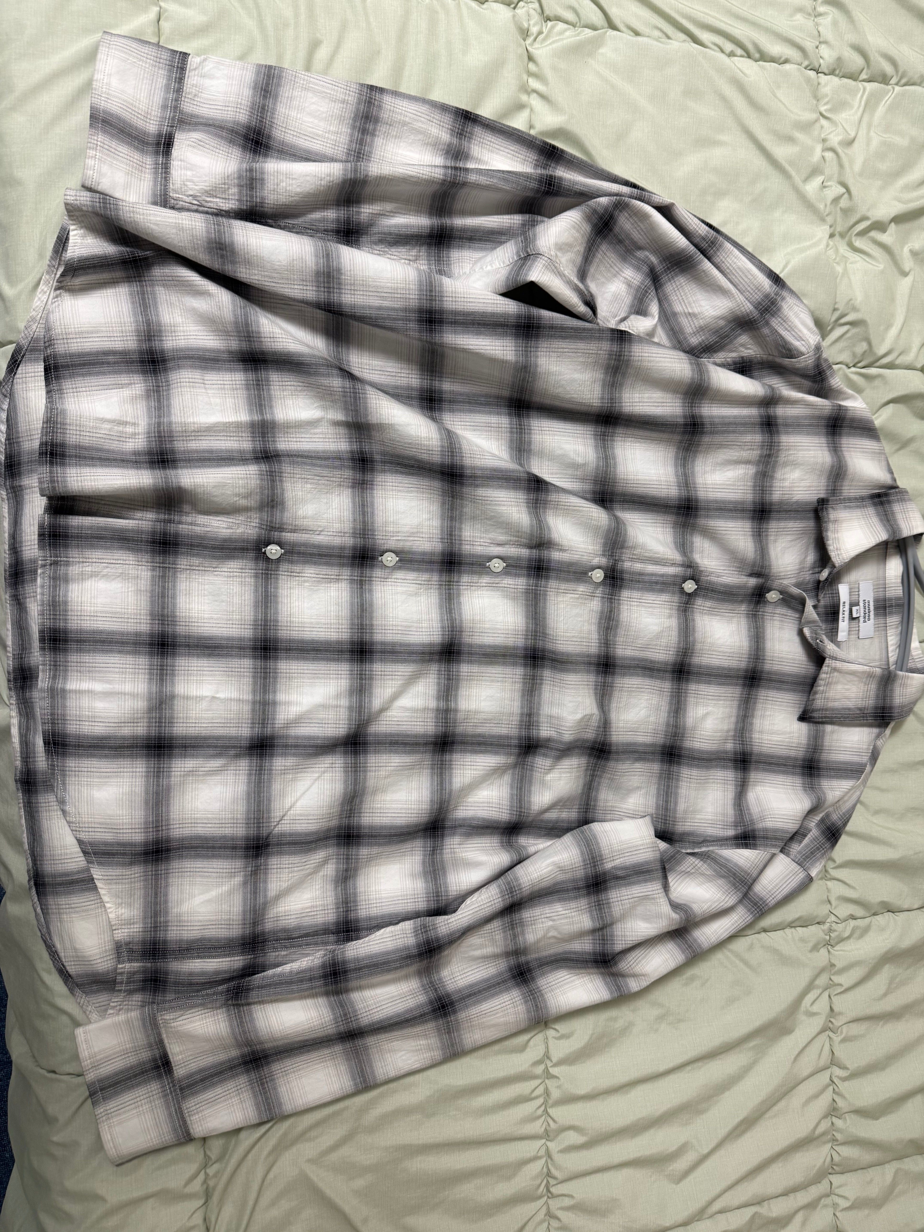 ★MUSINSA STANDARD★ Relaxed Ombre Check Shirt 2 Brown Beige MUSINSA | MUSINSA STANDARD Relaxed Ombre Check Shirt 2