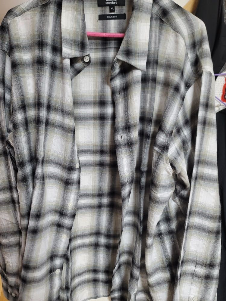 MUSINSA公式 | MUSINSA STANDARD Relaxed Crinkle Ombre Check