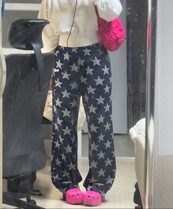 【CLUT STUDIO】韓国人気★ Angel of Star Wing Track Pants clut studio