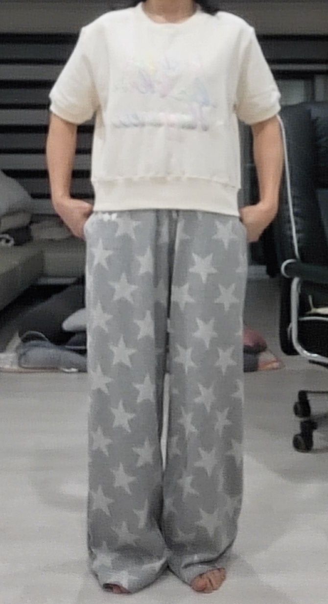 MUSINSA公式 | CLUT STUDIO Star Angel Wings Track Pants - Navy