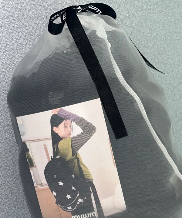 MUSINSA公式 | MUWM Nest Sling Backpack (Black Star)