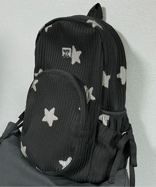 MUSINSA公式 | MUWM Nest Sling Backpack (Black Star)