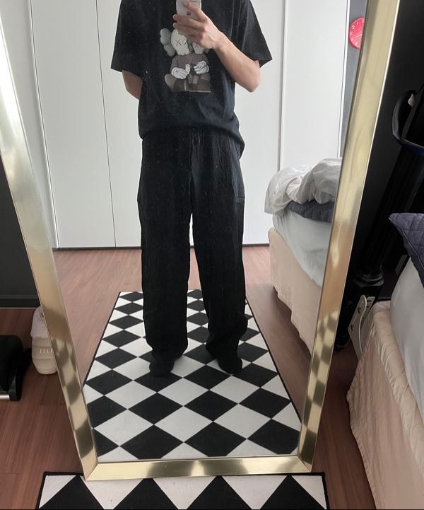 パンツ・ボトムスその他 COOR Crinkle Deep Pleated Easy Pants 5JH870 MUSINSA | COOR Crinkle Deep Pleated Easy Pants (Black)