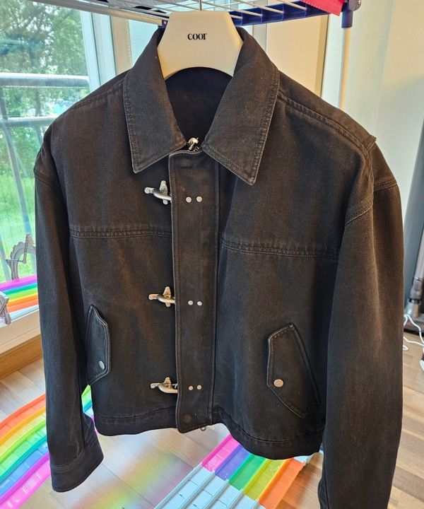 ジャケット・アウター coor Fireman Crop Bomber Jacket Nu Yorica! - COOR Fireman Crop Bomber Jacket Grey