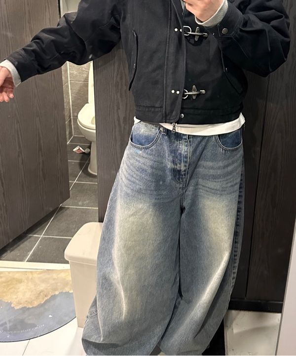 MUSINSA公式 | COOR ファイヤーマン クロップボマージャケット