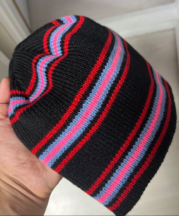 MUSINSA公式 | CHINDOWN PYCD STRIPE BEANIE (PINK)