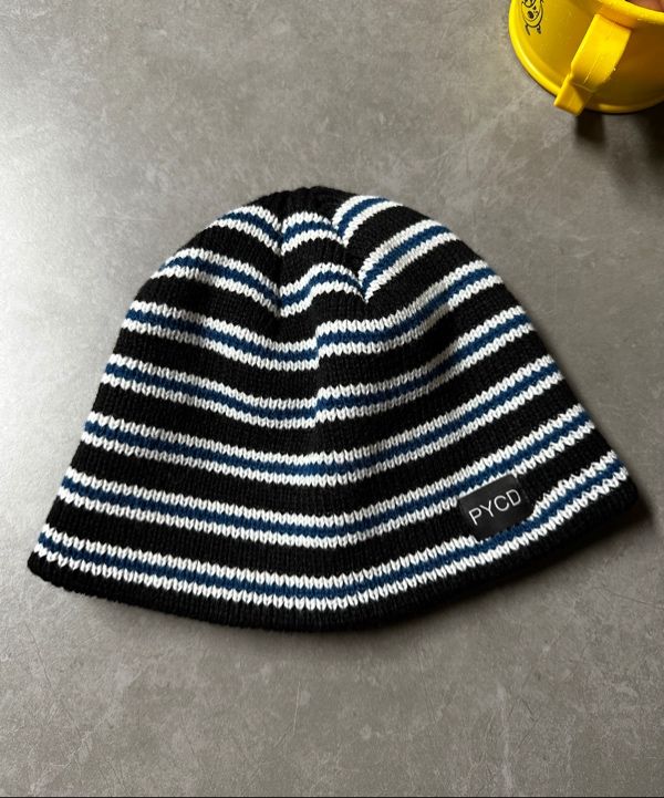 MUSINSA公式 | CHINDOWN PYCD STRIPE BEANIE (PINK)
