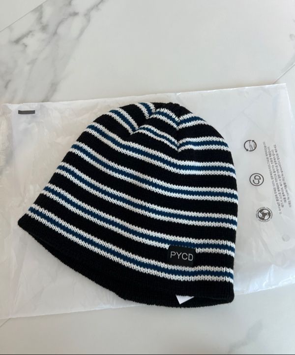 MUSINSA公式 | CHINDOWN PYCD STRIPE BEANIE (BLUE)