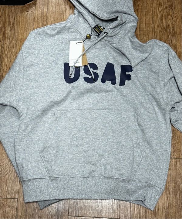 MUSINSA | FRIZMWORKS US ARMED FORCES PULLOVER HOODY _ GRAY