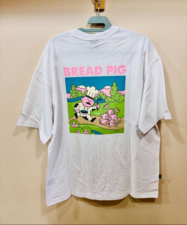 【CPGN STUDIO】25SS★ Bread Pig Short Sleeve Tee MUSINSA | CPGN STUDIO Bread Pig Short Sleeve T-Shirt Black
