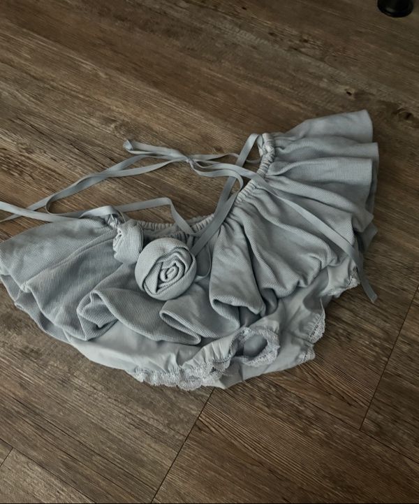 MUSINSA | SCULPTOR Washed Rose Bloomer Skort Dusty Sky