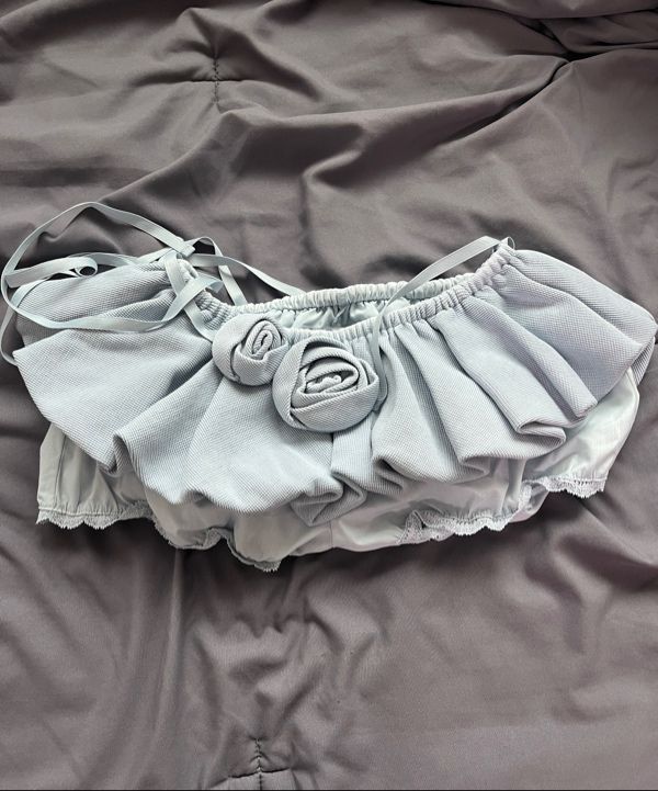 MUSINSA | SCULPTOR Washed Rose Bloomer Skort Charcoal
