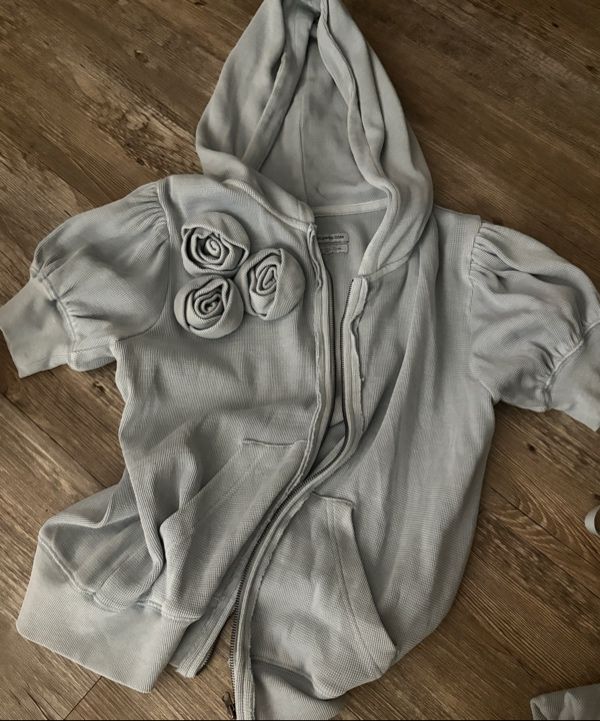 MUSINSA公式 | SCULPTOR Washed Rose Hoodie Zip-Up Dusty Sky