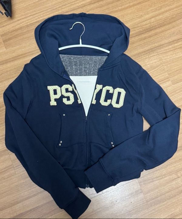 MUSINSA公式 | SCULPTOR Cottage Zip-Up Hoodie Navy